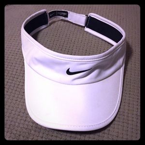 White Nike Dri-Fit Sun Visor